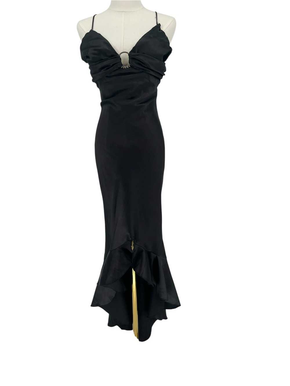 Vintage Eureka USA Y2K Asymmetrical High-Low Formal Dress Size Small